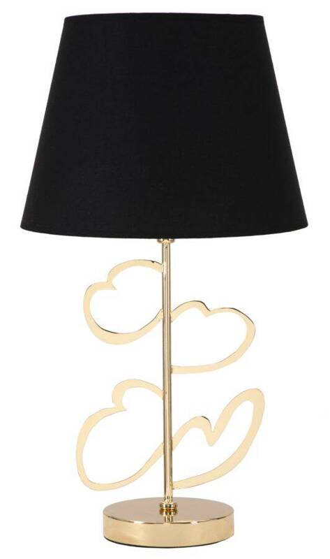 Lampa Stołowa Glam Hearts, Ø 30 X 54,5 Cm