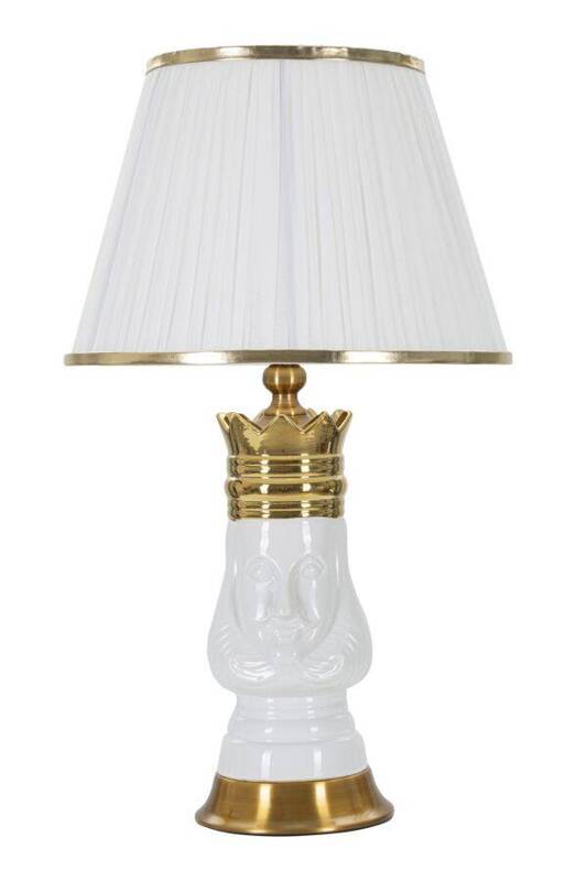 Lampa Stołowa King, Średnica 34 Cm X Wysokość 58 Cm